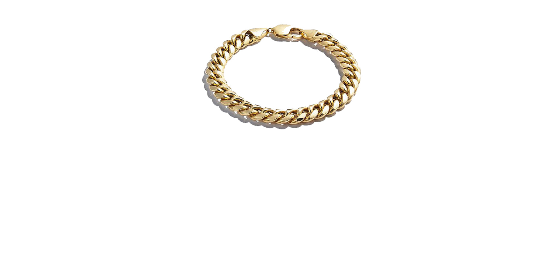 Diamond Fish Hook Bracelet 14K Yellow Real Gold Paperclip Chain Bracelet  Women 