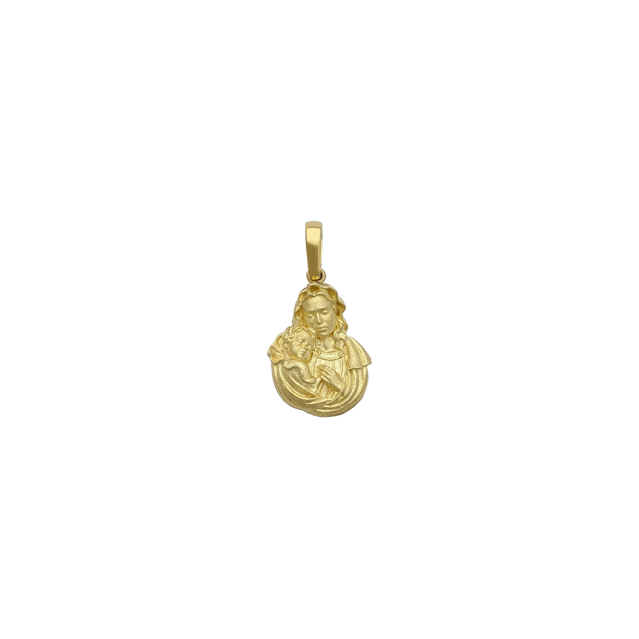 14K 2024 Mary and Child Pendant