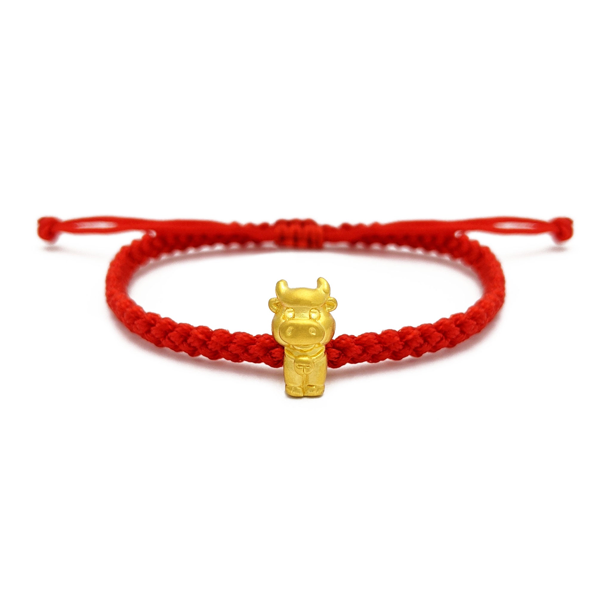 Lucky Ox Chinese Zodiac String Bracelet