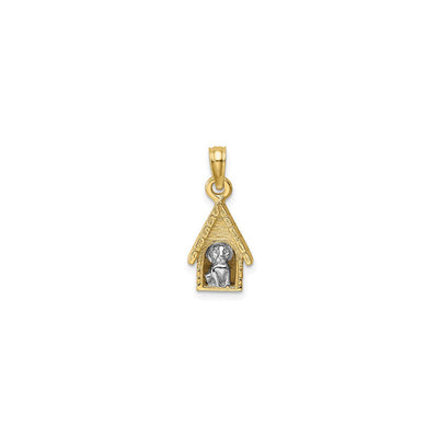 Dog in a Kennel Pendant (14K) front - Lucky Diamond - New York