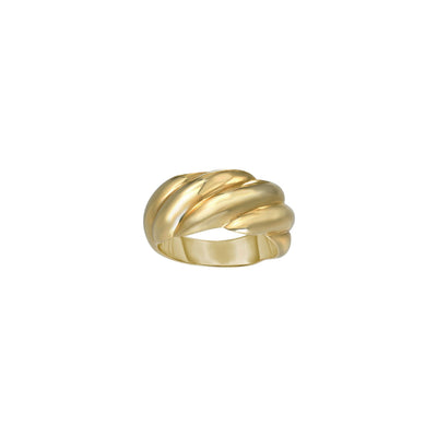 Sculpted Dome Ring (14K) main - Lucky Diamond - New York