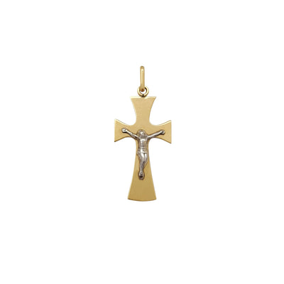 Patte Crucifix Pendant (14K) Lucky Diamond New York