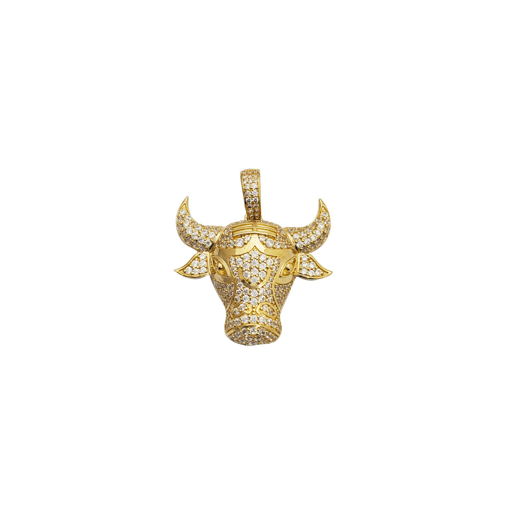 Offers Gold Bullhead Pendant